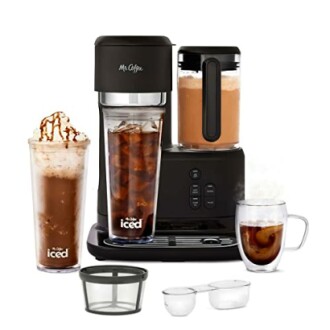 Mr. Coffee 3-in-1 Single-Serve Iced and Hot Coffee/Tea Maker with Blender